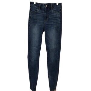 American Eagle Women’s Blue 360 Ne(x)t Level Stretch Jeggings Size 0 Skinny